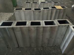 China High Strength  Aluminum Forging Parts 7075 T7 Forged Aluminum Rectangular Tubes on sale