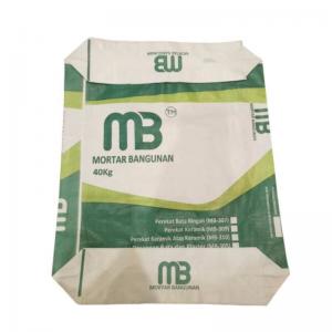 China 25KG 30KG 40KG 42.5KG 50KG cement packaging bags white cement stucco cement powder package for dry mix factory