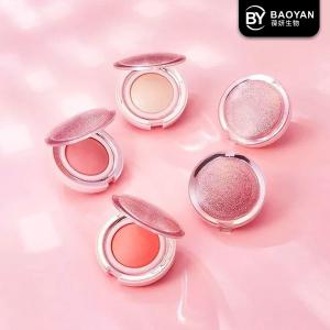 China Single Color Makeup Baked Powder , Natural High Pigmented Eyeshadow factory