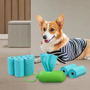 China Customized Color 200 Pet Trash Bag One Roll Dog Waste Station Bag Pet Poop Waste Bags factory