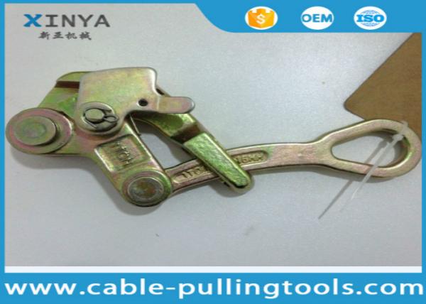 China Steel Pulling Grip Come Along Clamp For ACSR or AAC , Wire Rope Grip factory