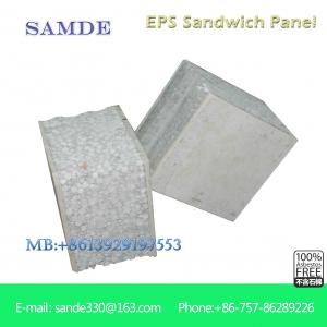 China polystyrene lightweight sandwich panels for wall for warehouse factory