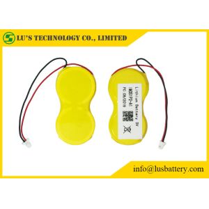 China Customized Terminals Lithium Button Cell 3V CR2450 2P 1200mah For RFID Lable factory