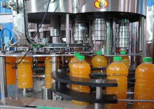 China 4.2kw 3000BPH Beverage Filling Equipment With Rinsing Capping on sale