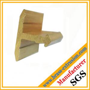 China Brass stair nosing profile, Brass stair trims extrusion profiles brass profiles for brass floor / stair nosing / edging factory