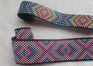 China Customized Silicone Dots Jacquard Elastic Band Colorful Printed OEKO SGS BV factory