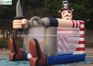 China Fire Retardant Toddler Inflatable Bouncing Castle Of Pirate Jack Theme factory