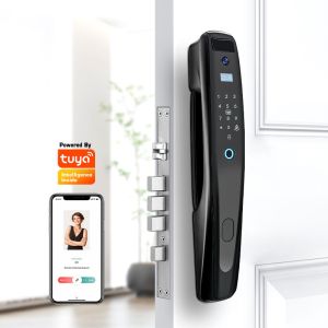 Buy cheap Biometric Fingerprint and Password IC Card Smart Door Lock with TUYA WIFI/TT from wholesalers