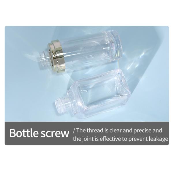 Plastic Foam Soap Bottle 30ml 55ml Transparent Dropper Bottle Custom For Cosmetic Packaging