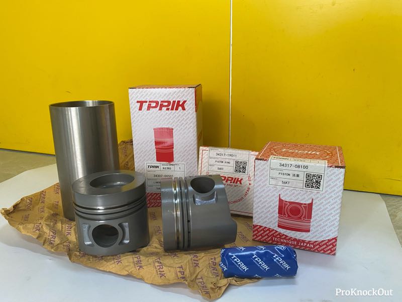 S6K Engine Spare Part Cylinder Liner Assembly for E320B E320C E3066 Excavator