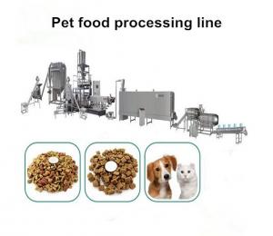China In Stock High Tech Pet Food Processing Extruder Machine For Making Dog Food factory