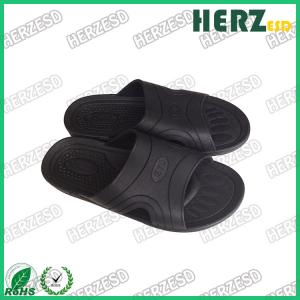 China ESD SPU Slipper Safety Anti Static Slippers , Clean Room Slippers For Semi Conductor Industries on sale