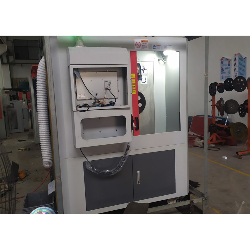 CNC HSS saw blade sharpening machine with chamfering process