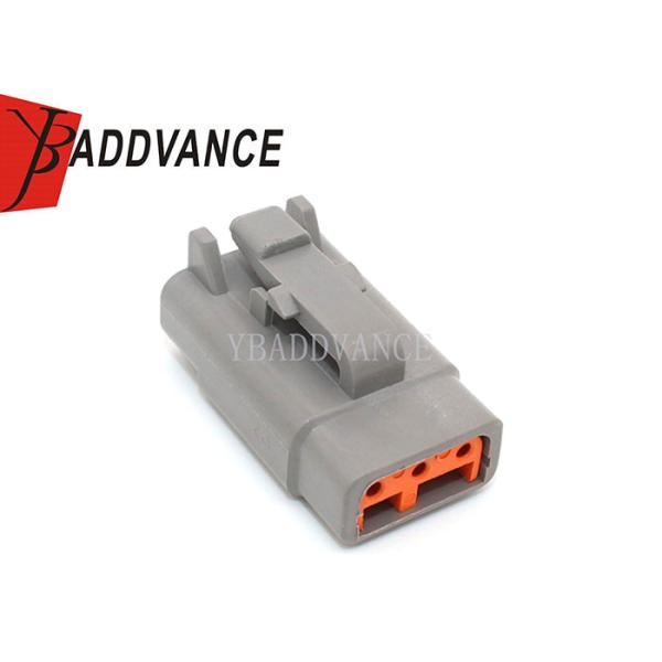Rectangular Housing Deutsch DTM Connector 3 Pin DTM06-3S ATM06-3S ISO 9001 Certified