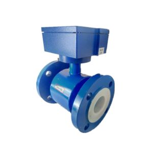 4-20ma output liquid digital electromagnetic flow meter battery