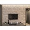 Buy cheap Removable Chinese Style 3D Brick Effect Wallpaper with White Grey Color , CSA from wholesalers