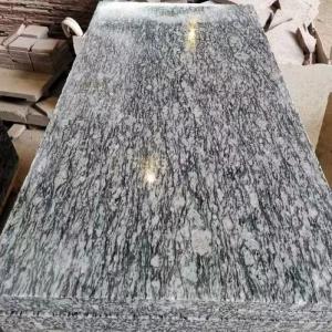 China Spray White Sea Wave Flower granite grave slab granite memorial slabs OEM factory