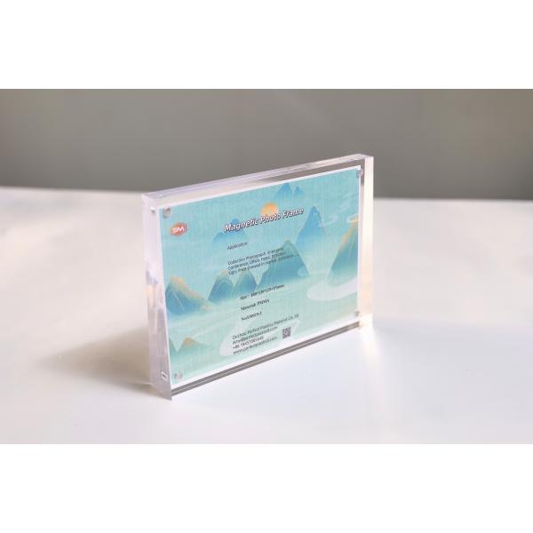 Rectangle 9 Inch Custom Acrylic Magnetic Frames Electronic Photo Frame