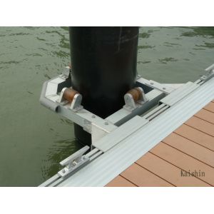 Marine Grade Floating Dock Pile Guide Aluminum Pile Guide For Floating Dock