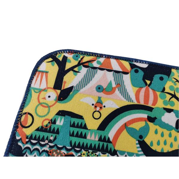 Multiusage Polyester Dish Drying Mat Rack Pad Microfiber Kitchen Counter Mat