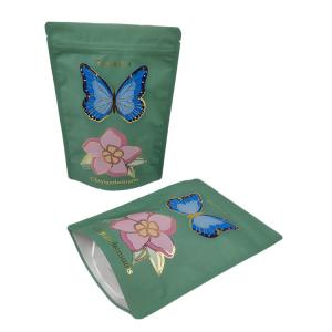China Factory Supplied Soft Touch Mylar Bag with Spot UV Custom Resealable Mylar Bags for Spice Powder factory