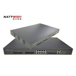 Buy cheap Single Fiber OLT Optical Line Terminal , 8 * 10 100 1000M RJ45 Ports GEPON OLT from wholesalers