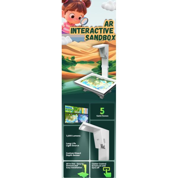 All In One Magic Sandbox Projection Game Easy Installation and Central Control