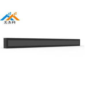 China Android Stretched Bar LCD Display Video Advertising Screen 28.6 For Subway on sale