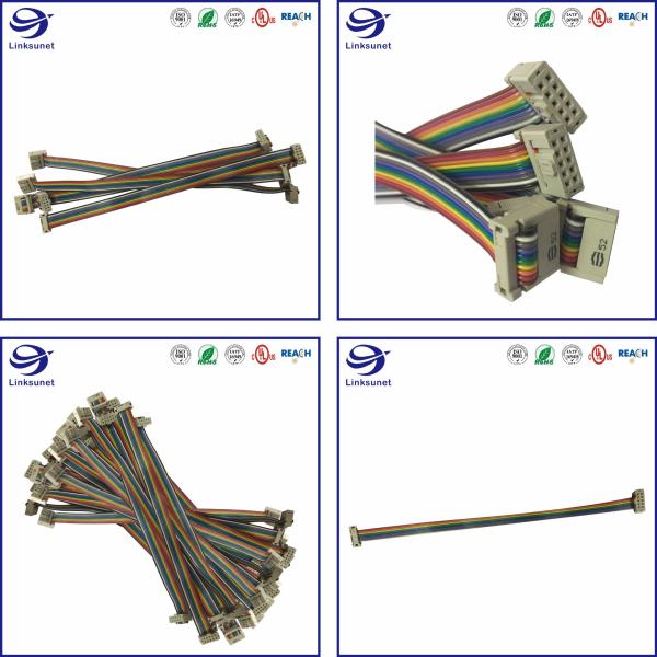 Control Panel Wire Harness with Epic Circular 2.54mm IDC Connector add 3M Ribbon Cable