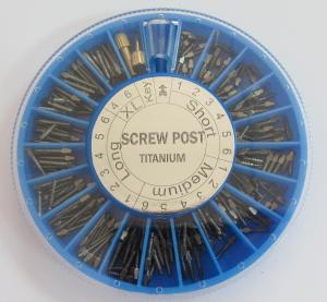 China 100% Pure Titanium Dental Screw Post With Modern Self-Tapping Screw factory