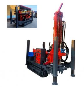 China Fully Hydraulic Industrial Borehole Drilling Machine Tracked Type For 200m Well factory