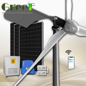 China Household Rooftop Pitch Control Wind Turbine Generator Wind Mill Fan 5KW 10KW For Home factory