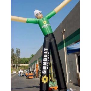 China Inflatable air dancer / air tubes / inflatable sky man double leg air man factory
