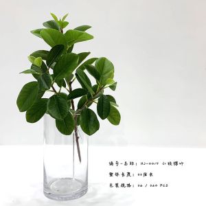 China Indoor Decoration Green Ficus Artificial Tree Branches With Leaves , 33 Cm Size factory