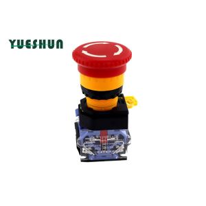 China 22mm 10A Red Emergency Stop Mushroom Head Push Button Switch For Lift Elevator on sale