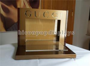 China Acrylic Metal Counter Display Racks Brand Name Optical Display Stand For Gucci Eyewear on sale