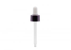 China Aluminum  18/410 Glass Eye Dropper Pipette Silicone Teat on sale