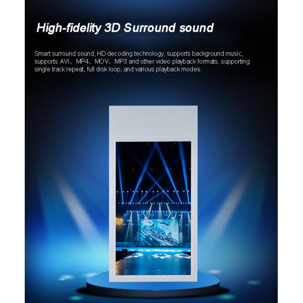 Ultra-Thin Bezel High Brightness Hanging Shop Window LCD Display Advertising Screen Double Sided Digital Signage Media Player