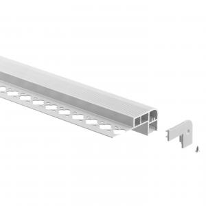 China LED Strip Light Stair Nosing LED Profile Aluminium Alloy Customized Length factory