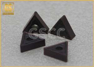 China Black Tungsten Carbide Inserts Cutting Tools High Temperature Resistance on sale