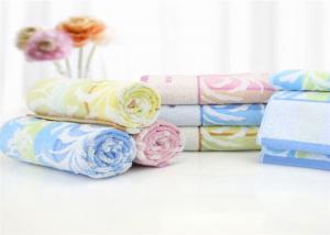 China AZO Free Baby Cotton Towels , No Fluorescent Baby Face Flannels And Towels factory