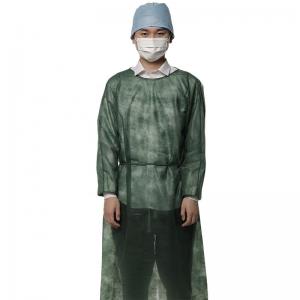 China PP PE SMS Reinforced Disposable Isolation Gown Medical Non Woven Surgical Gown factory