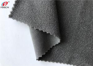 China Shiny 92% Nylon 8% Spandex OK Fabric Tricot Brush Loop Fabric Garment Use factory