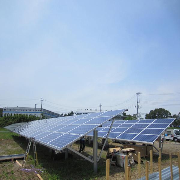 Home Single Pole Ground Mount Solar Racking Systems