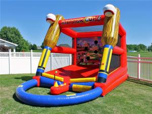China Outdoor Inflatable Baseball Batting Cage Batter Up Inflatable Baseball Target Shooting Games factory
