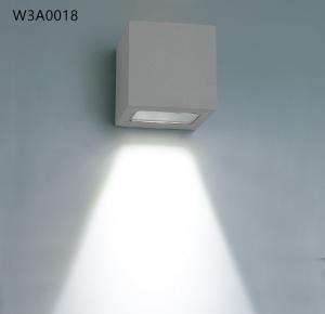 China Square Pure Aluminium Outdoor LED Wall Lights COB 6W LED Outdoor Wall Lamp IP54 factory