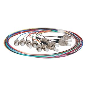 Buy cheap 12 Colors Pigtail Fiber Optical Patch Cord G652D 0.9mm 1.5m LSZH 0.2dB FC/UPC from wholesalers