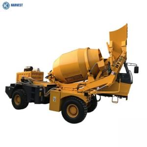 China 60kW 5.5ton Harvest HY160 Small 1.6m3 Self Loading Cement Mixer factory
