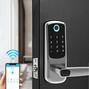 China Fingerprint Bedroom Wifi Keyless Door Lock Mechanical Combination Door Lock ODM factory