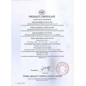 Aolittel Technology Co.,Ltd Certifications